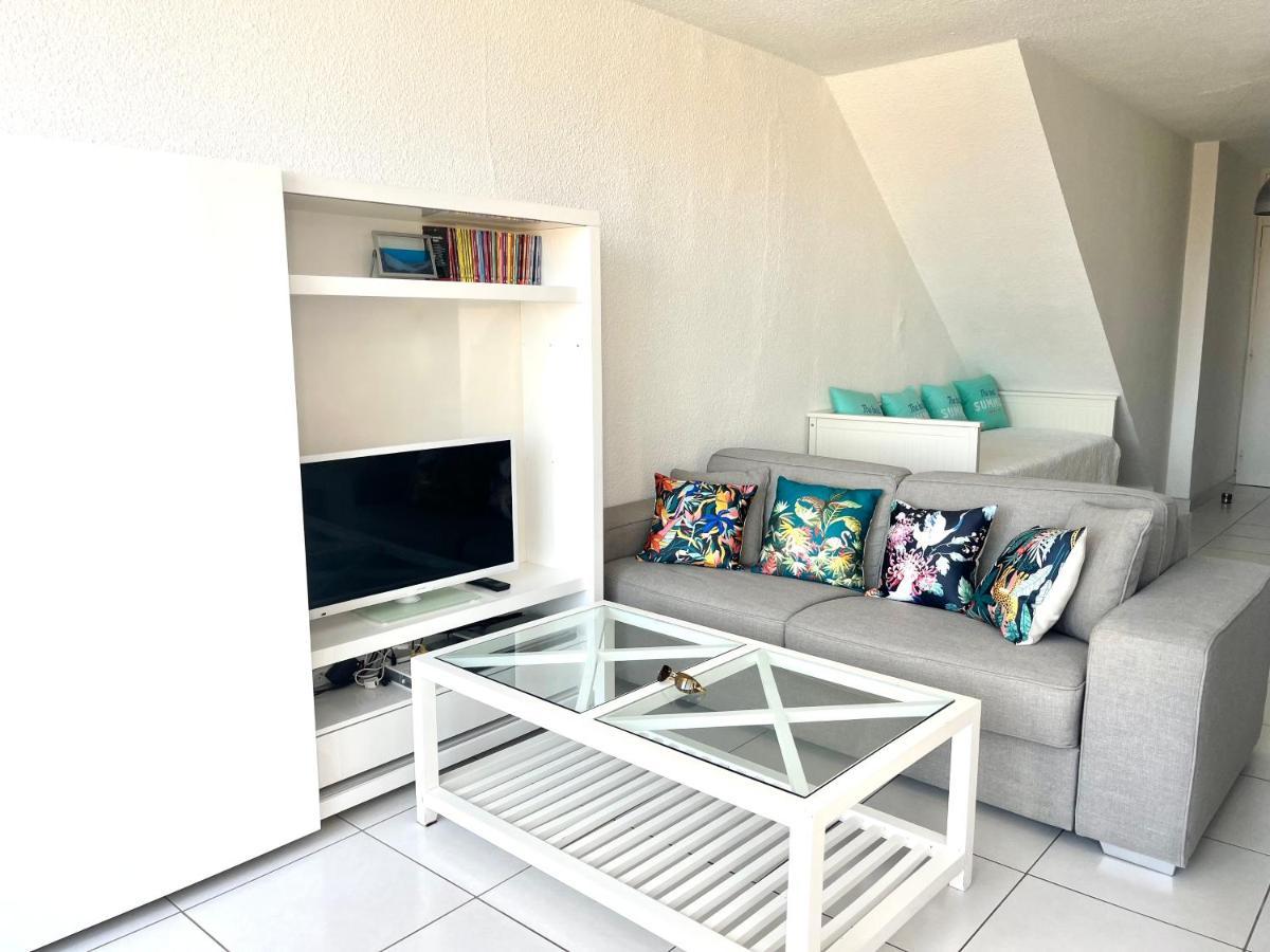 Elégant appartement vue mer wifi parking Le Barcarès Exterior foto