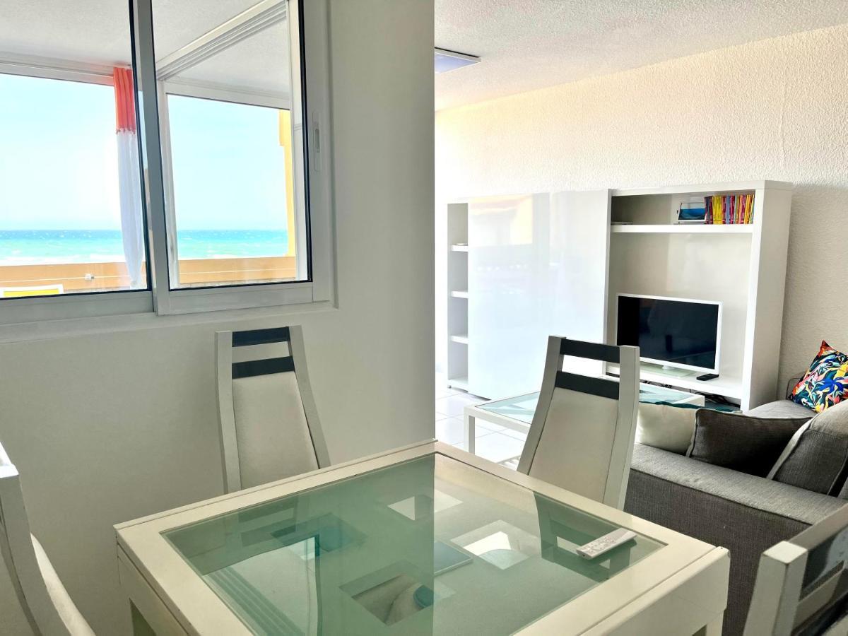 Elégant appartement vue mer wifi parking Le Barcarès Exterior foto
